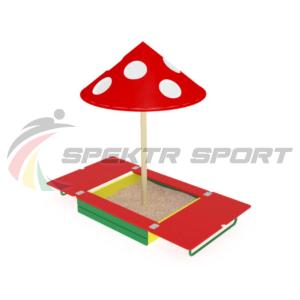 Купить Песочница с крышкой и грибком ИО 512 в Балтийске 
