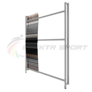 Купить Стеллаж для лыж односторонний пристенный на 10 пар SP ЛХ10 в Балтийске 