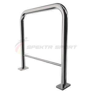Купить Велопарковка Евро-стандарт-2 из нержавеющей стали 42 мм в Балтийске 